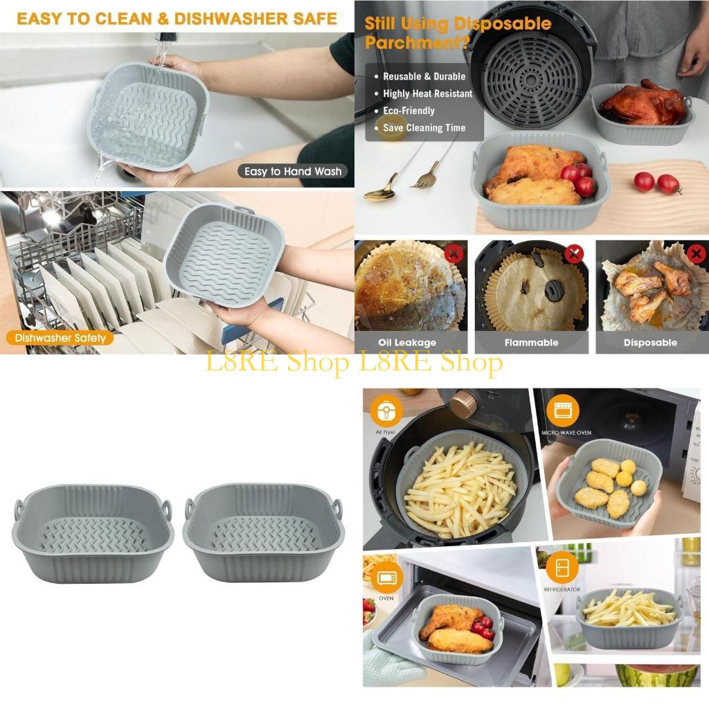Pacchetto L8re 2 fodera in sil - Air Fryer Silicone Pot Liner recensione e prezzo